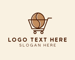 Cart - Coffee Bean Cart logo design