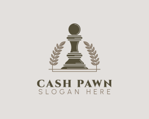 Pawn - Pawn Chess Piece logo design