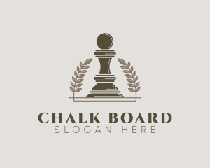 Pawn Chess Piece logo design