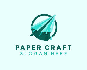 Paper Plane Logistics logo design