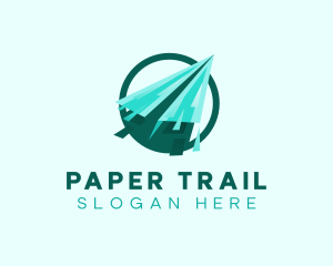 Paper Plane Logistics logo design