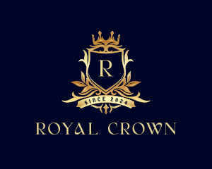 Royal Crown Shield logo design