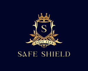 Royal Crown Shield logo design