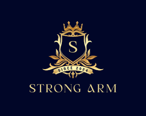 Royal Crown Shield logo design