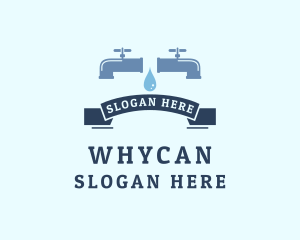 Drop - Faucet Water Plumbing logo design