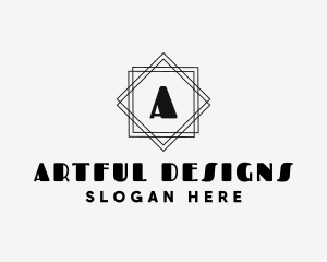 Geometric Art Deco Studio logo design