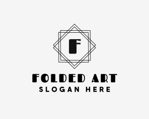 Geometric Art Deco Studio logo design