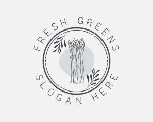 Vegetable - Asparagus Vegetable Market logo design