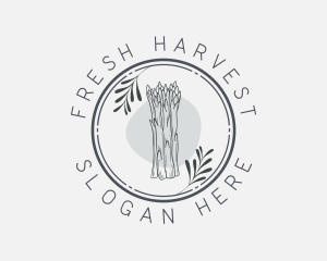 Market - Asparagus Vegetable Market logo design