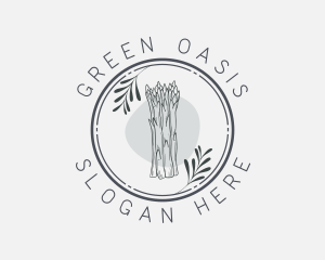 Asparagus Vegetable Market logo design