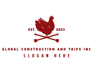 Vet - Arrow Rooster Farm logo design