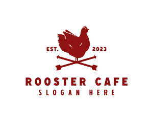 Rooster - Arrow Rooster Farm logo design