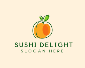 Sweet Orange Fruit logo design