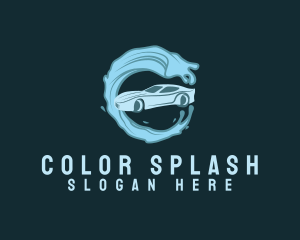 Water Splash Car Wash logo design