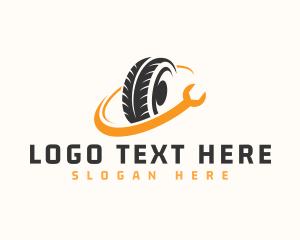 Wheel - Repair Automotive Tire logo design