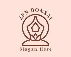 Zen Yoga Meditation logo design