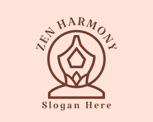 Zen Yoga Meditation logo design