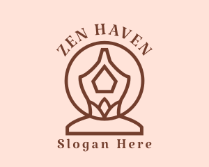 Zen Yoga Meditation logo design