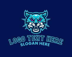Lion - Angry Feline Gaming logo design