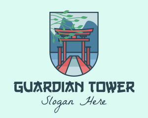 Japanese Torii Gate logo design