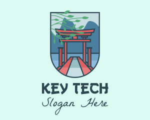 Japanese Torii Gate logo design