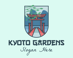 Japanese Torii Gate logo design