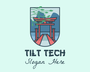 Japanese Torii Gate logo design