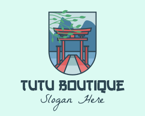 Japanese Torii Gate logo design