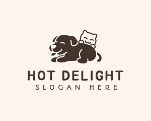 Cat Dog Pet logo design