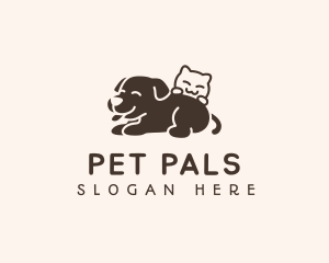 Cat Dog Pet logo design