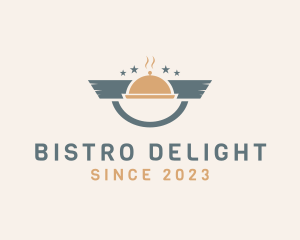 Retro Wings Diner  logo design