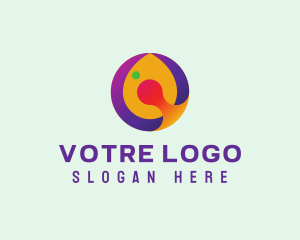 Creative - Multicolor Digital Letter Q logo design