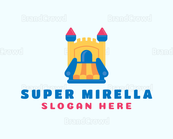 Inflatable Castle Slide Logo