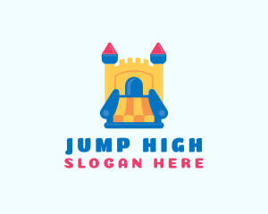 Inflatable Castle Slide logo design