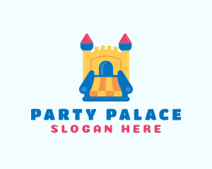 Inflatable Castle Slide logo design