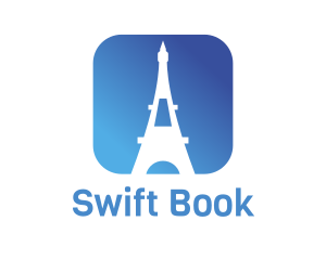 Booking - Eiffel Tower App logo design