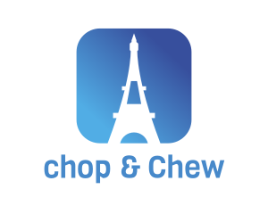 App - Eiffel Tower App logo design