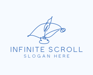 Scroll - Scroll Publishing Author logo design