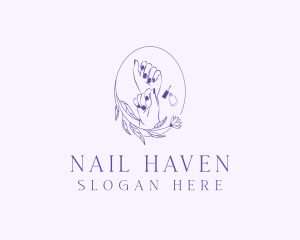 Manicure - Manicure Nail Salon logo design