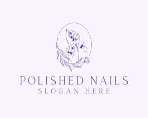 Manicure Nail Salon logo design