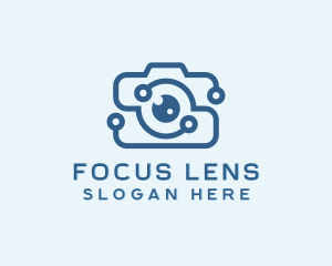 Digital Camera Lens logo design