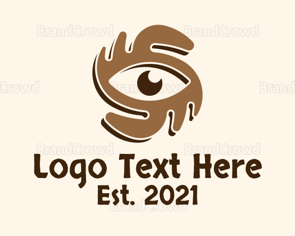 Indigenous Eye Symbol Logo