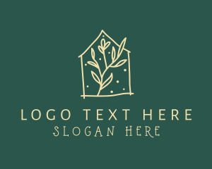 Residential - Nature House Plant logo design