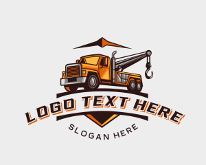 Automotive - Tow Truck Wrecker logo design
