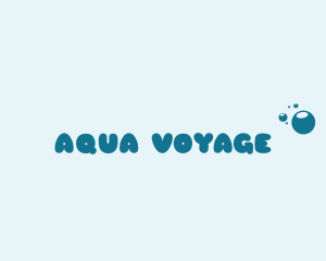 Aqua Washer Bubbles  logo design