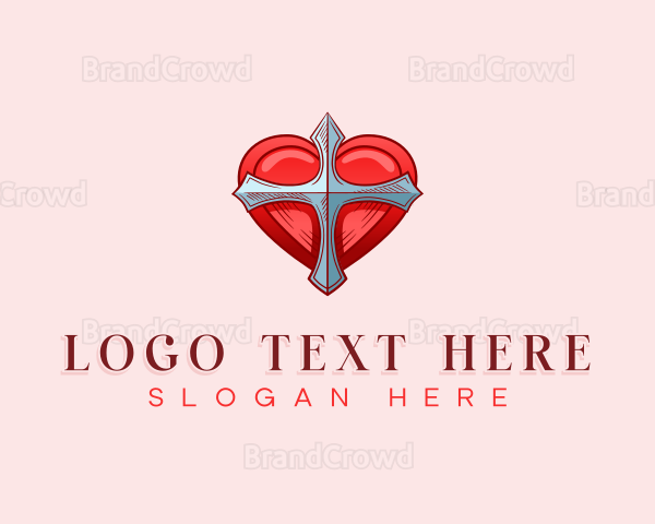 Heart Cross Charity Logo