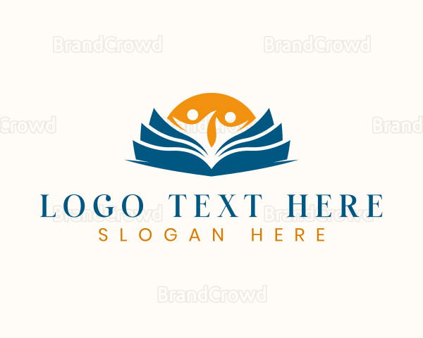 Children Book Education Logo