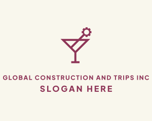 Industrial Cocktail Bar Logo