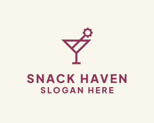 Industrial Cocktail Bar logo design