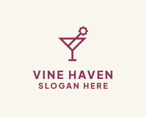 Industrial Cocktail Bar logo design